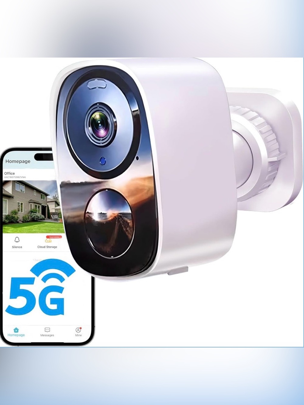 2K Security Cameras Wireless Outdoor, Free Cloud Storage